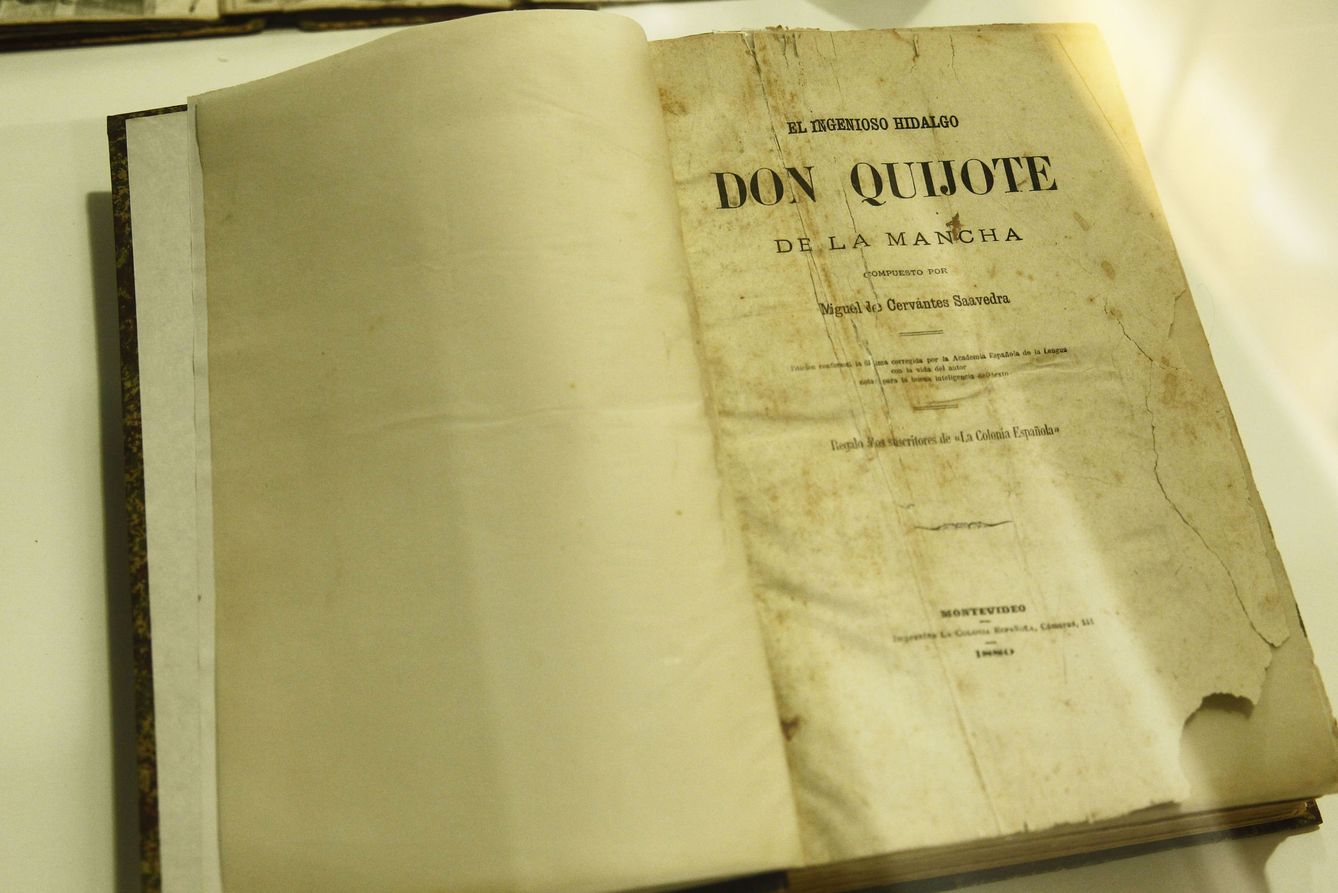 El primer ejemplar impreso en Suramérica de Don Quijote de la Mancha, 1880 | EFE