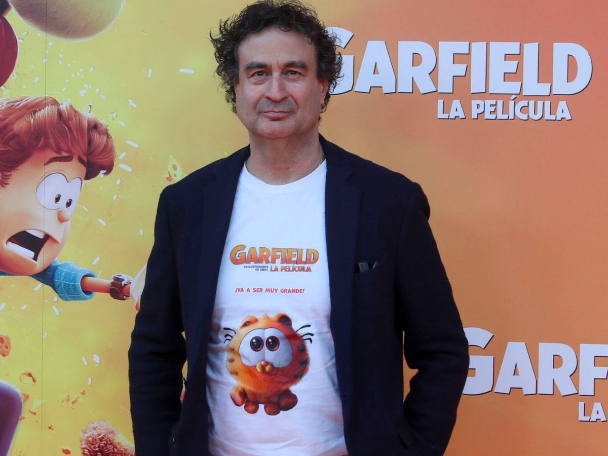 Foto: El cocinero Pepe Rodríguez en el estreno en Madrid de 'Garfield'. (EFE)