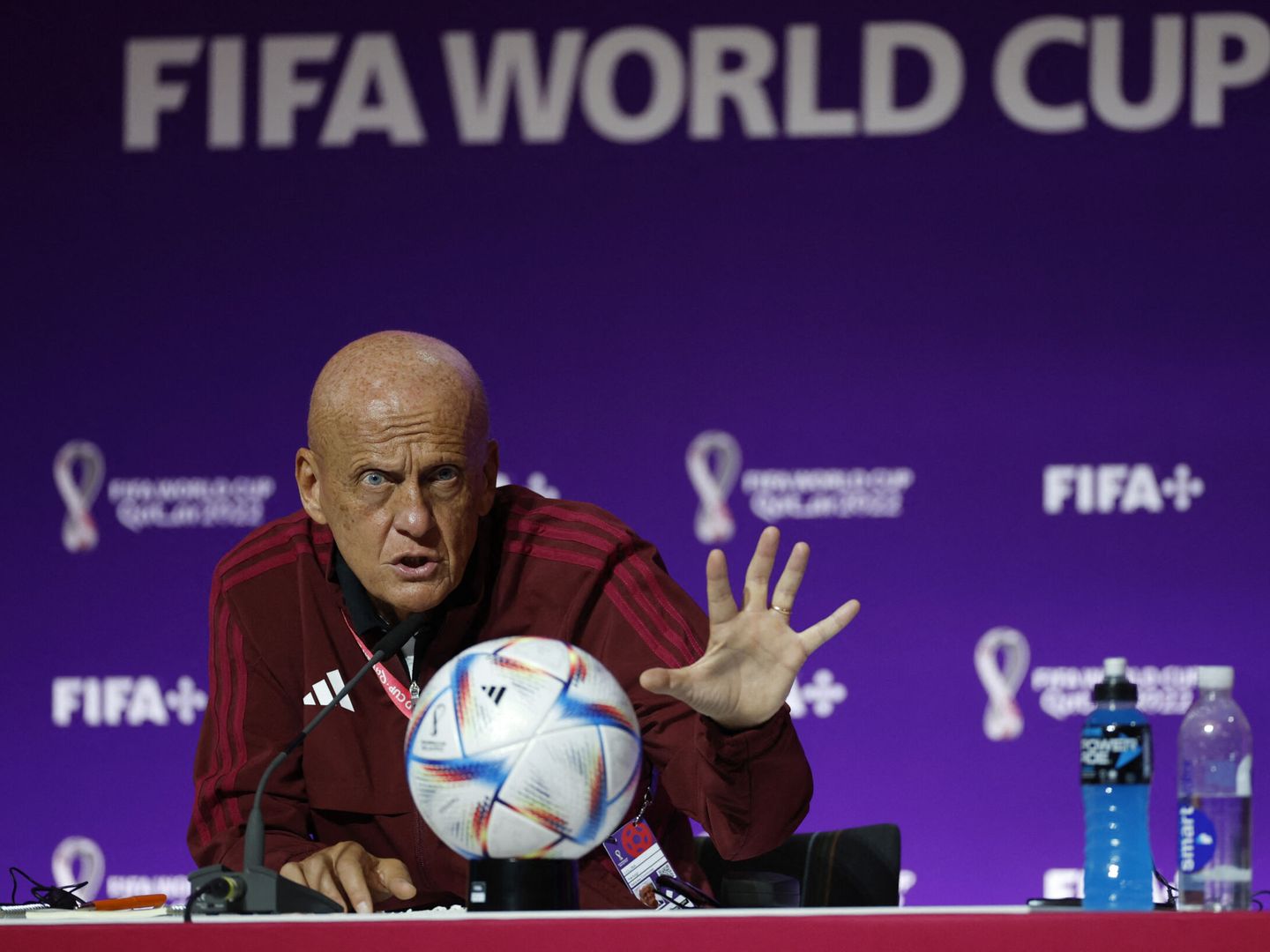 El exárbitro y jefe del estamento arbitral de la FIFA, Pierluigi Collina (REUTERS/John Sibley)