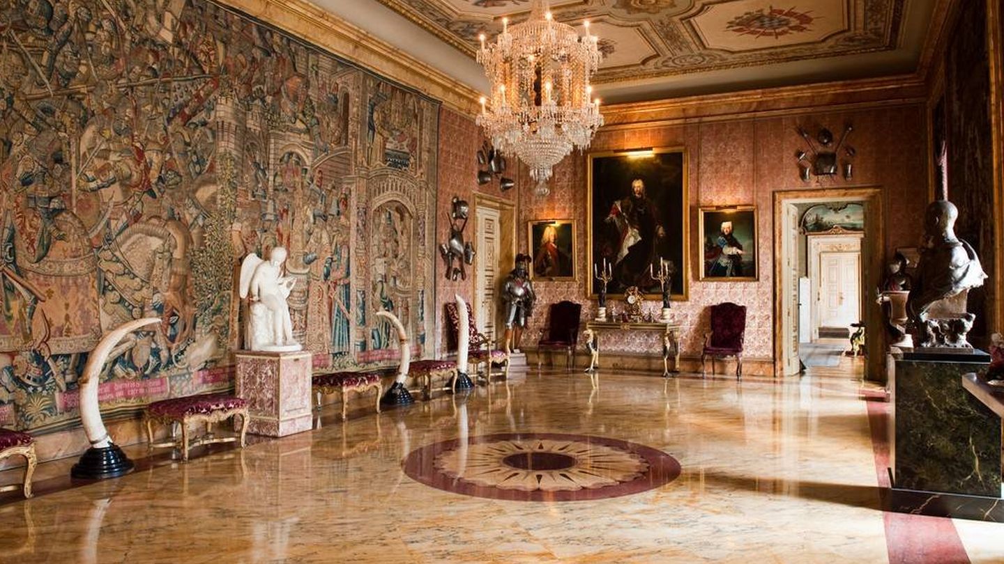Interior del palacio de Liria. (Cortesía)