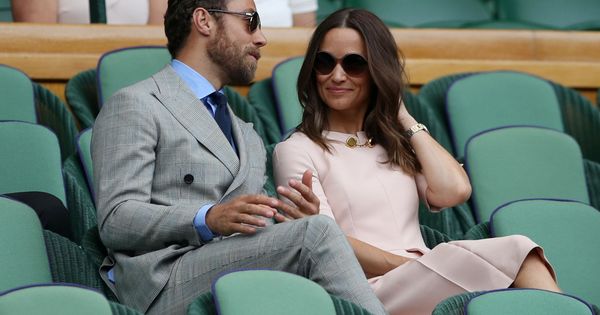 Foto: James y Pippa Middleton en Wimbledon. (Reuters)