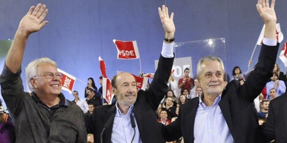 Foto: Felipe, Guerra, Chaves… Los ‘popes’ del socialismo andaluz abandonan a Griñán