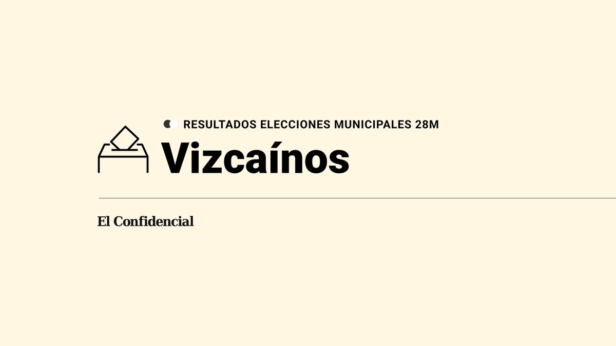 Resultados y escrutinio en Vizcaínos de las elecciones del 28 de mayo del 2023: última hora en directo