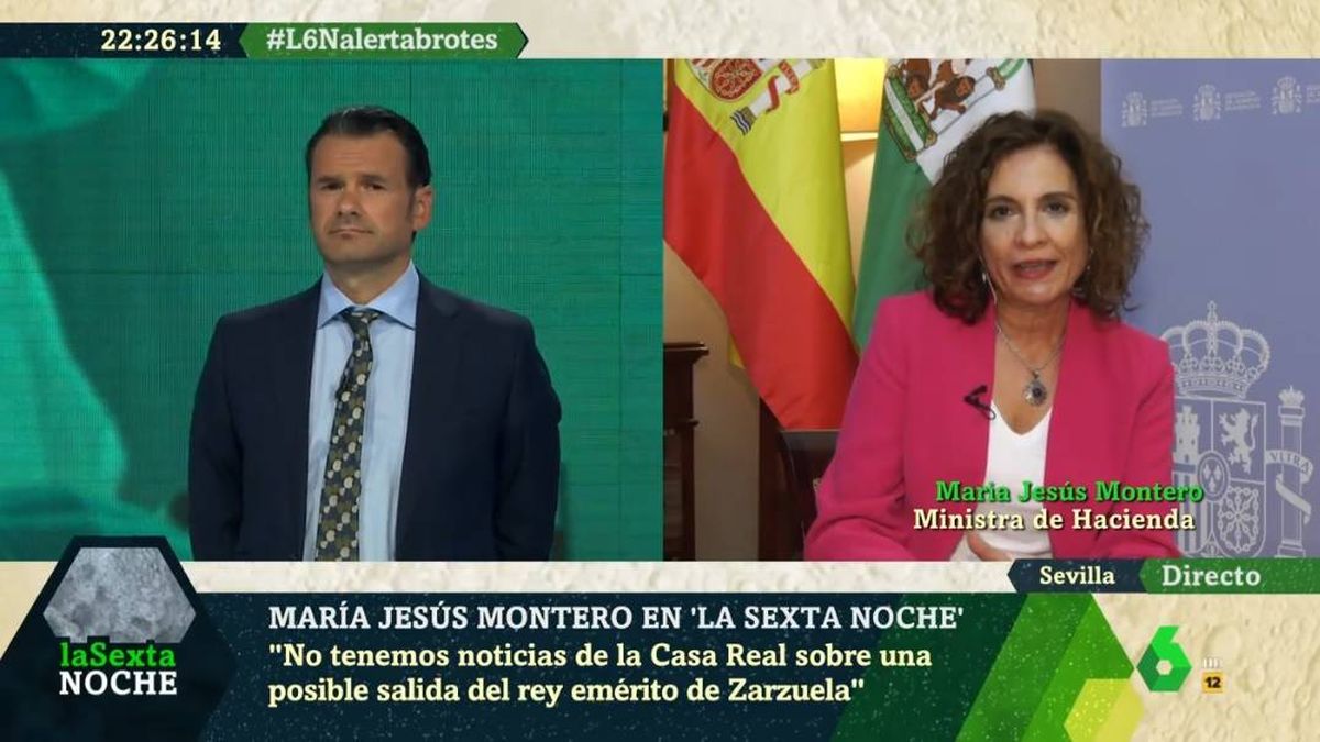 'La Sexta noche' | María Jesús Montero, ministra de Hacienda, criticada en las redes por esta frase: "Con un par"