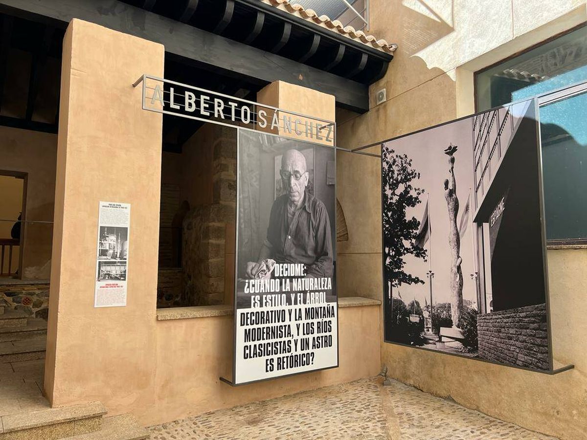 Foto: Entrada al espacio expositivo permanente de Alberto Sánchez en el CORPO de Toledo.