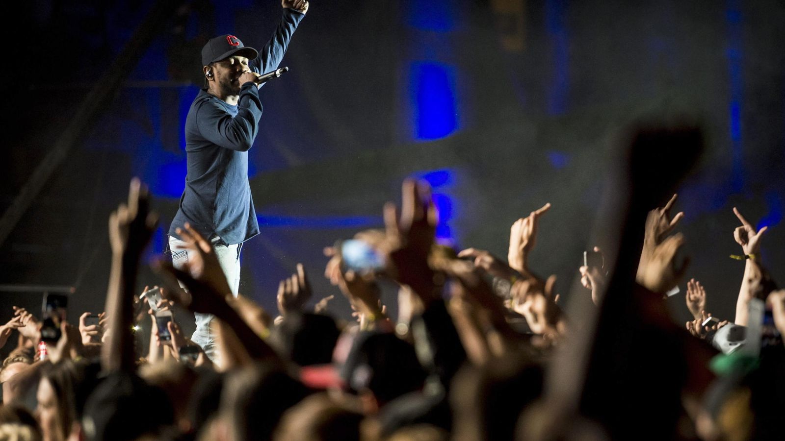 Foto: Kendrick Lamar en el Frauenfeld Music Festival (Efe)