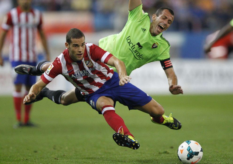 Foto: Suárez, en el partido contra Osasuna.