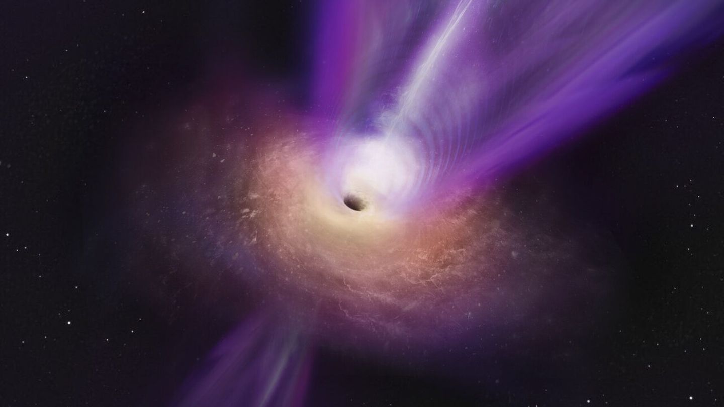 La galaxia Messier 87 se hizo famosa porque de ella era la primera fotografía de un agujero negro. (EFE S. Dagnello (NRAO AUI NSF)