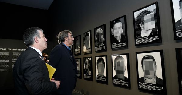 Foto: La obra 'Presos políticos' en el museo de Lleida. (EFE)