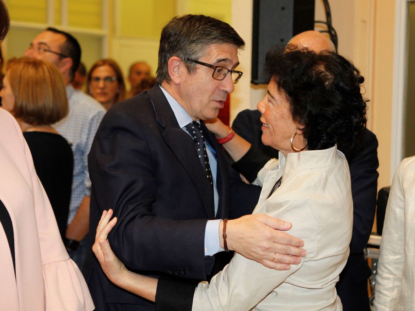 Patxi López, este 7 de julio en la toma de posesión de Isabel Celaá como ministra de Educación. (EFE)