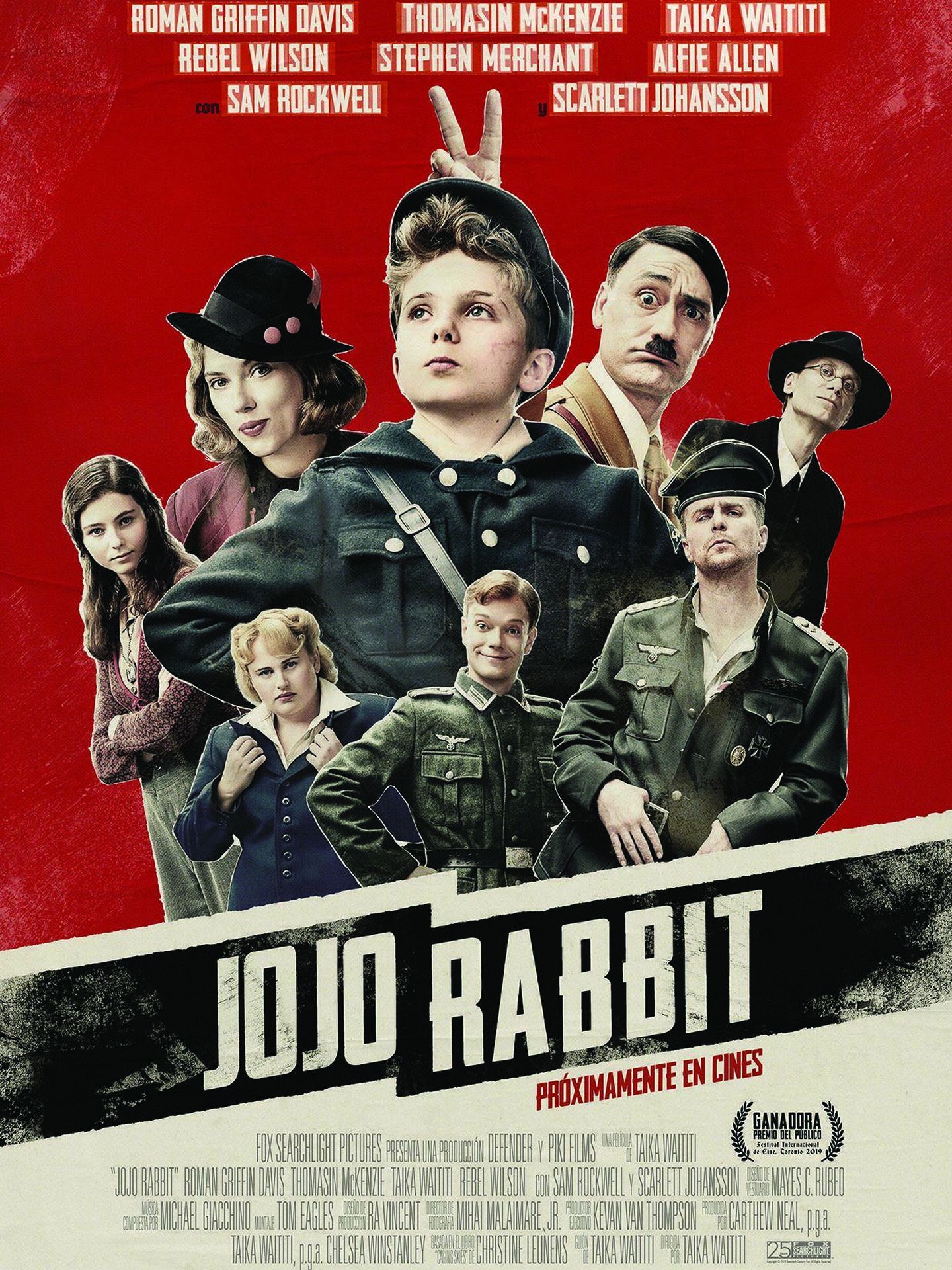 Cartel de 'Jojo Rabbit'.