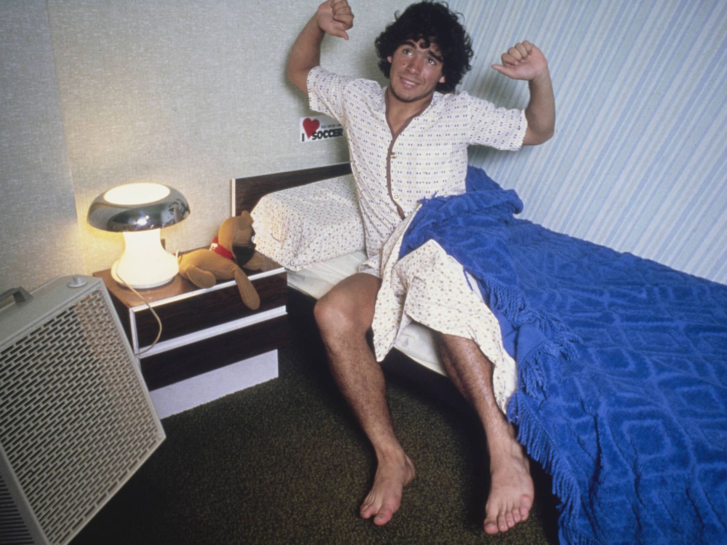 Un joven Maradona en 1980. (Getty)