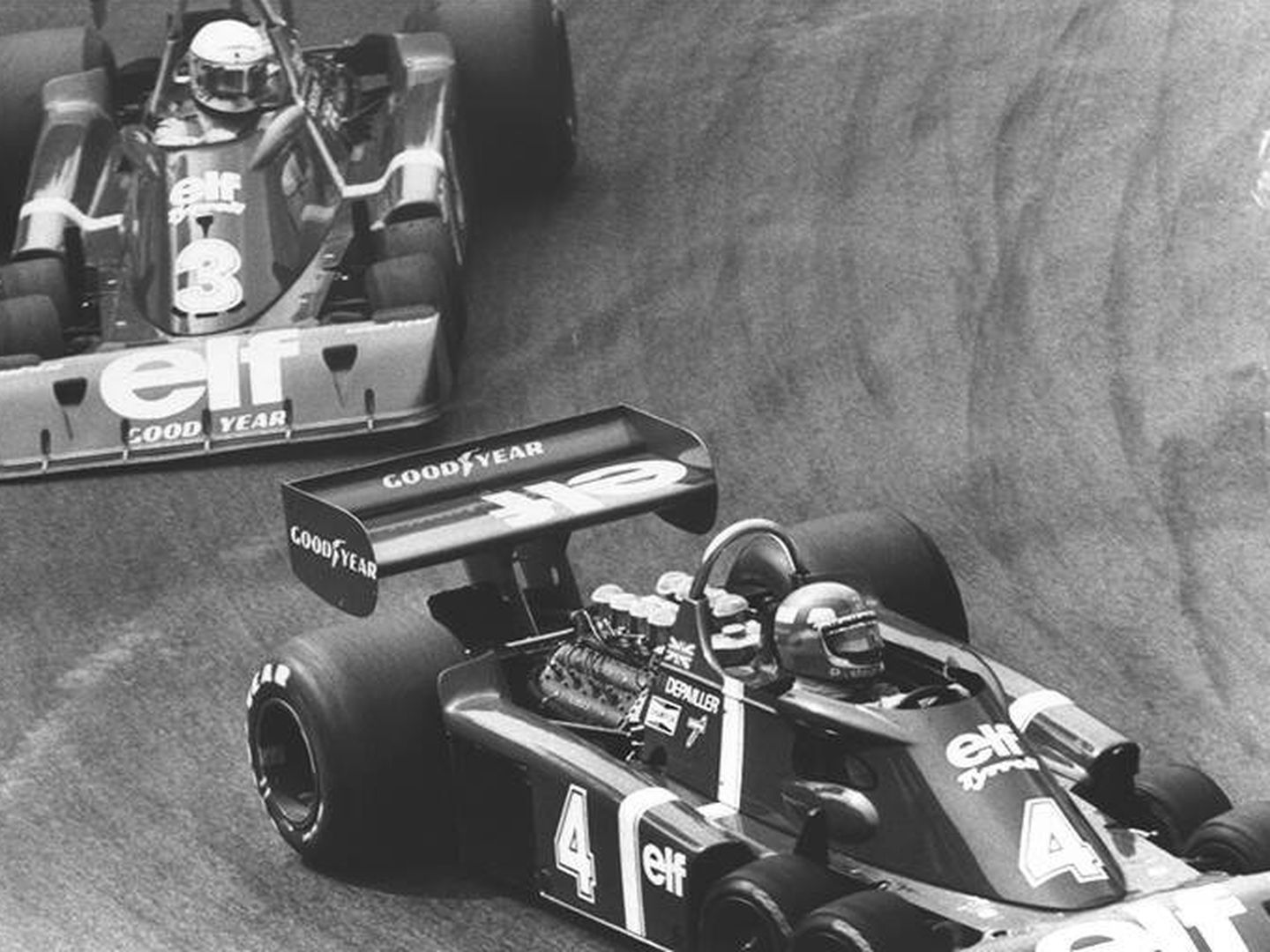La petrolera ELF tuvo un protagonismo extraordinario décadas atrás en la Fórmula 1, del que ya no queda nada (Goodyear)