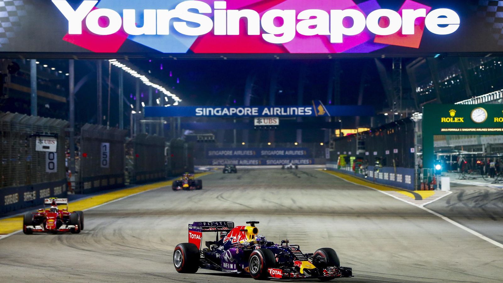 Foto: Daniel Ricciardo en el pasado GP de Singapur de Fórmula 1.