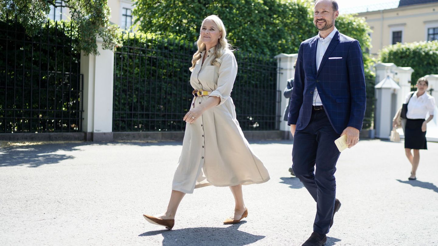 Haakon y Mette-Marit, en una imagen reciente. (Reuters)