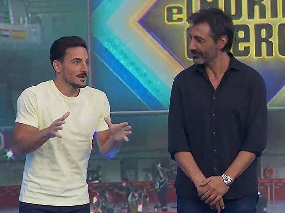 Foto: Damián Quintero y Juan del Val, en 'El hormiguero'. (Antena 3)
