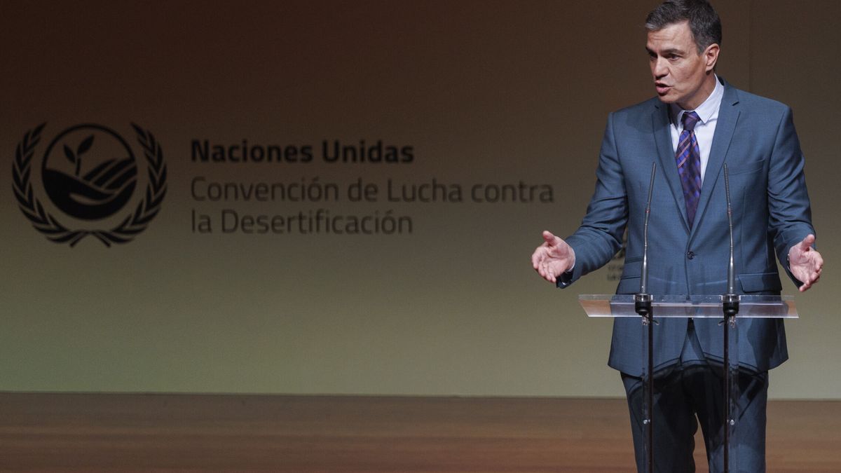 Sánchez anuncia acciones para combatir la desertificación y el estrés hídrico