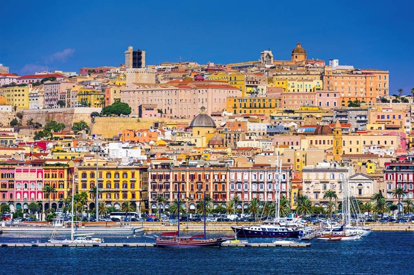 Cagliari, la bella y colorida capital de Cerdeña (Foto: Skyscanner)
