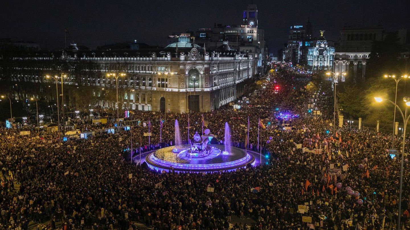 La manifestación del pasado 8 de marzo en Madrid. (EFE)