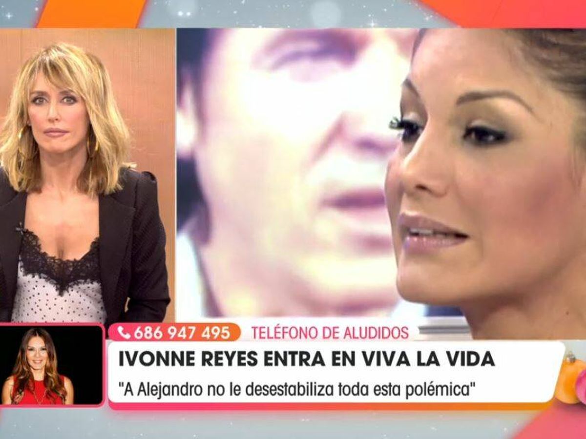 Foto: Emma García habla con Ivonne Reyes en 'Viva la vida'. (Mediaset)