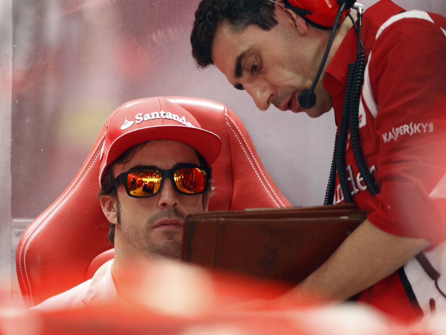 Stella y Alonso se unieron en Ferrari y siguieron ambos su camino unidos hacia McLaren. (Reuters/Vivek Prakash)