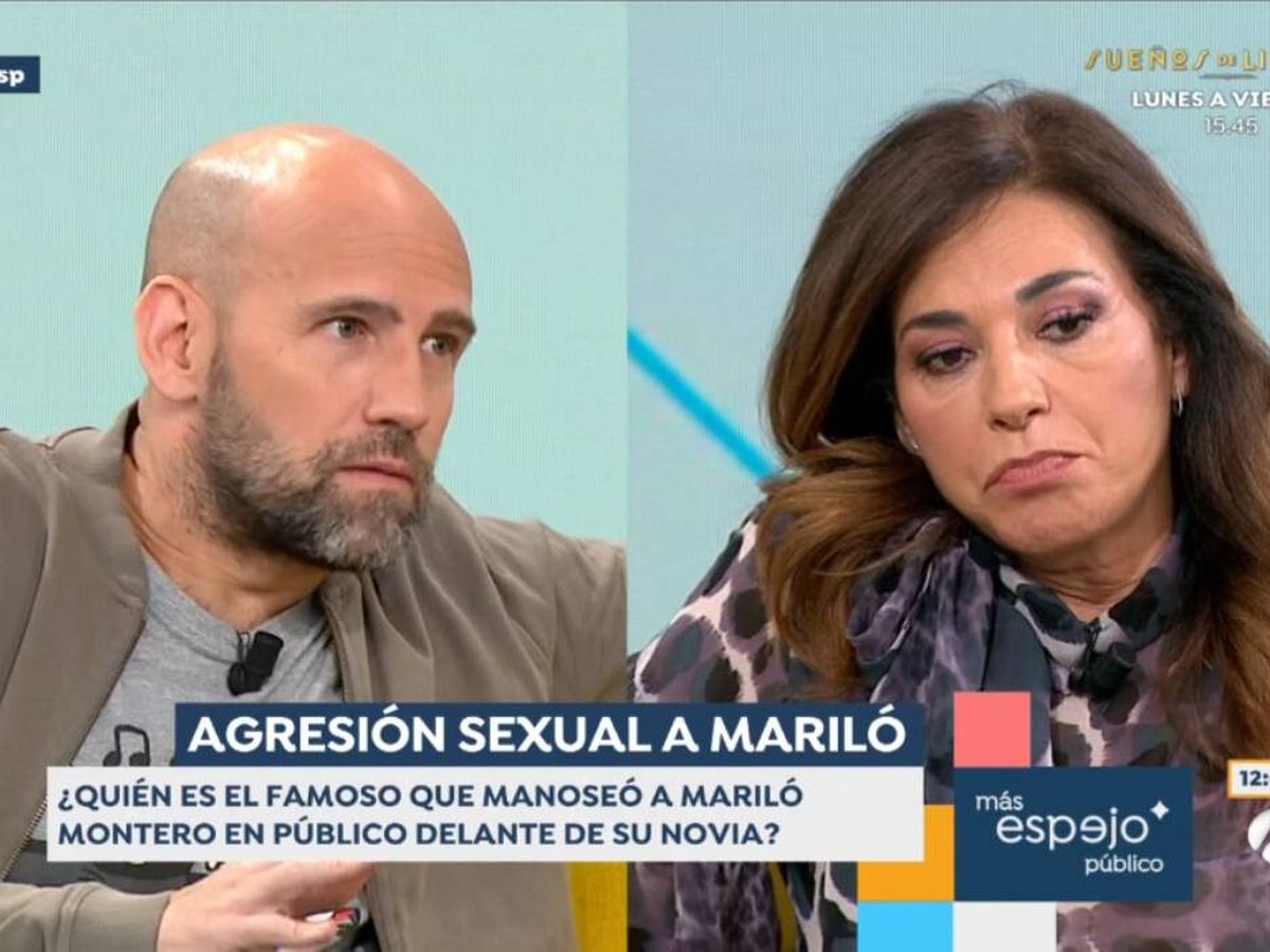 Foto: Gonzalo Miró y la presentadora Mariló Montero en 'Espejo público'. (Atresmedia)