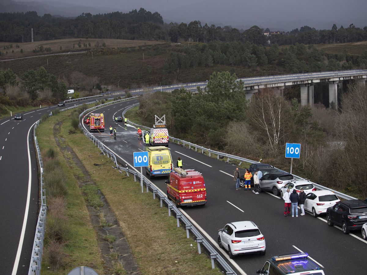 Foto: Un accidente de tráfico en una imagen de archivo. (Europa Press/Adrián Irago)
