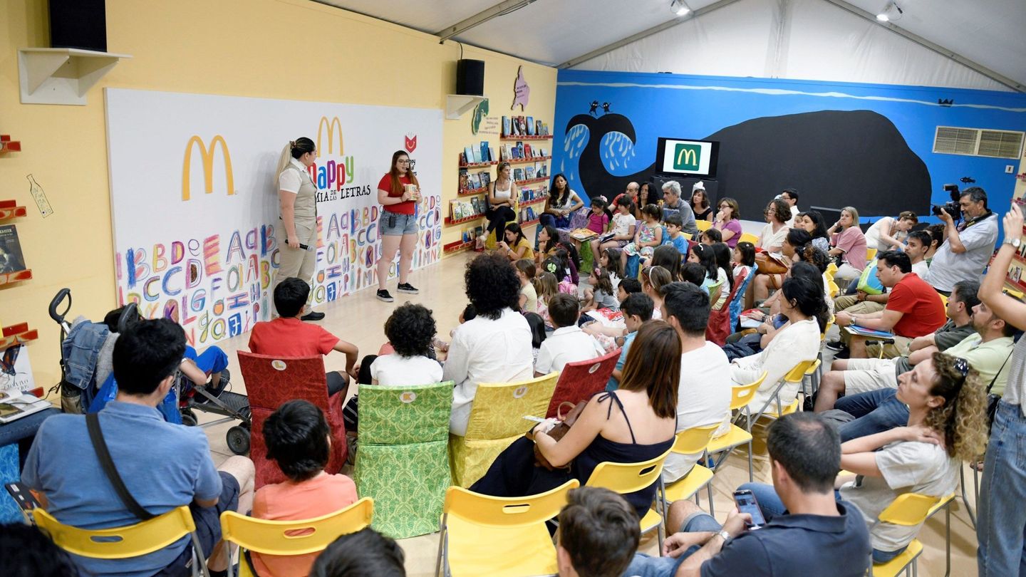El Pabellón Infantil en la Feria del Libro de Madrid. 