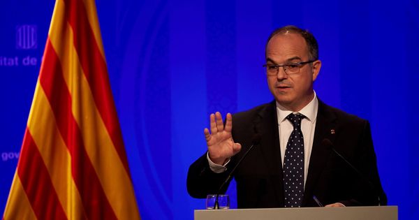 Foto: El conseller de Presidencia y portavoz de la Generalitat, Jordi Turull. (EFE) 