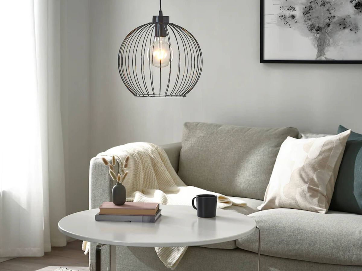 Foto: Lámparas low cost tipo jaula para darle a tu casa un toque moderno. (Cortesía/Ikea)