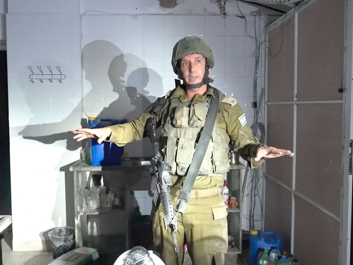 Foto: El portavoz militar de las IDF israelíes, Daniel Hagari. (Reuters/Fuerzas de Defensa de Israel)