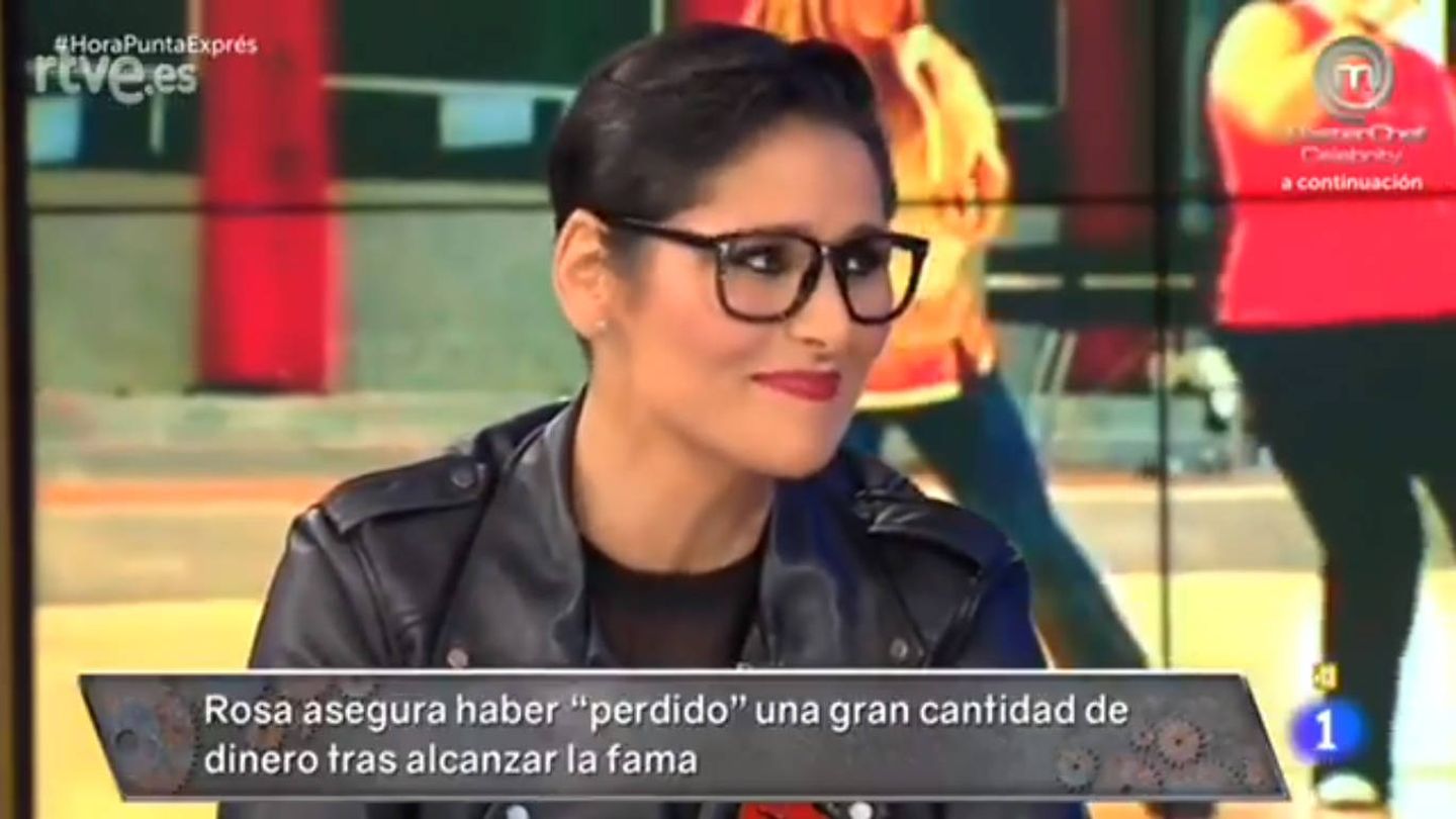 Rosa López, ganadora de 'OT 1' en 'Hora punta'. (RTVE)
