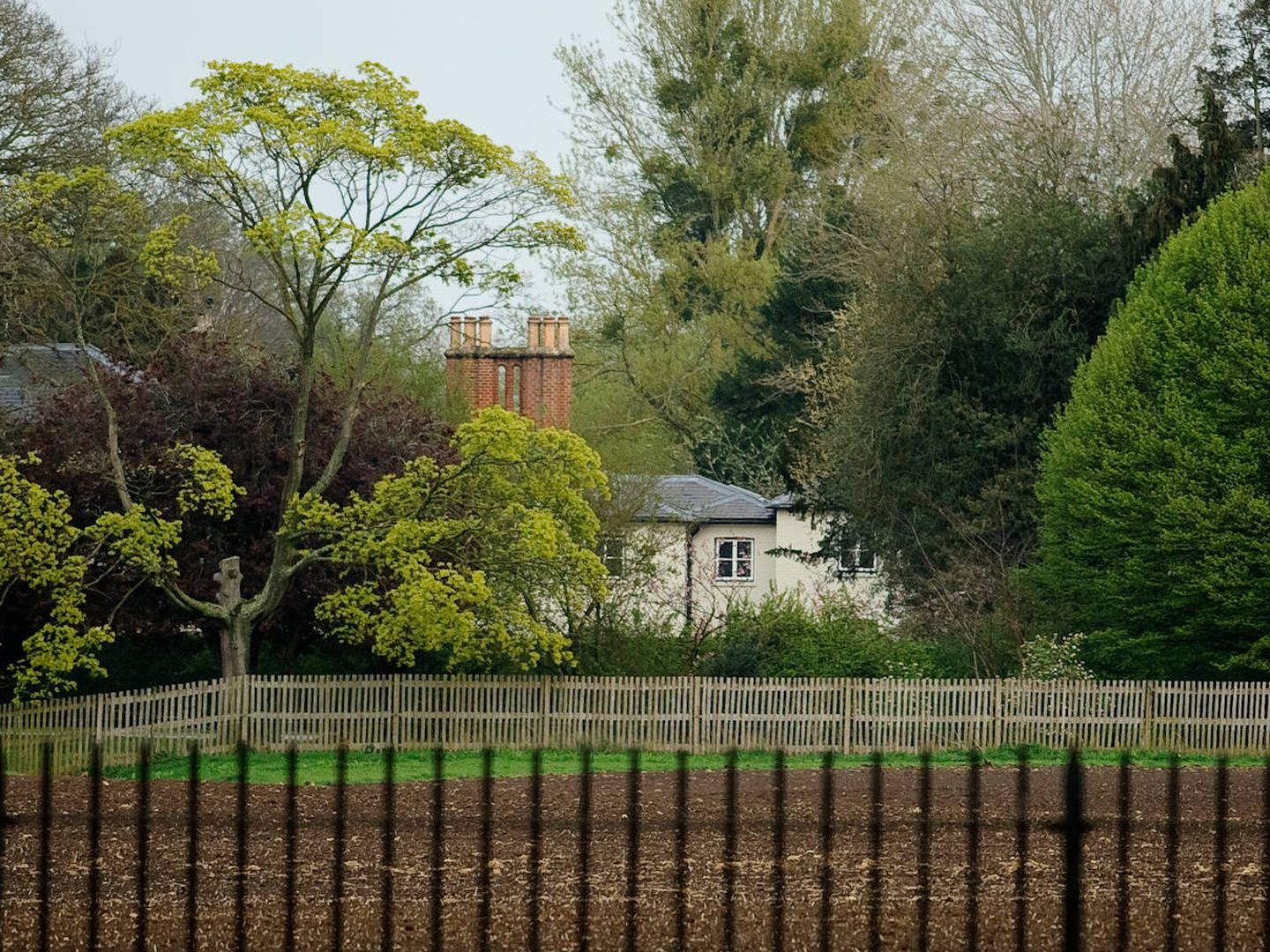 Vista de Frogmore Cottage, la que sigue siendo residencia de Meghan y Harry en Reino Unido. (Getty)