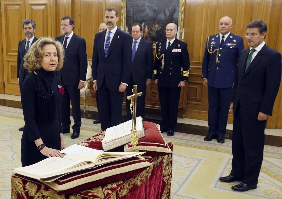 Foto: Consuelo Madrigal prometió este lunes su cargo ante el Rey