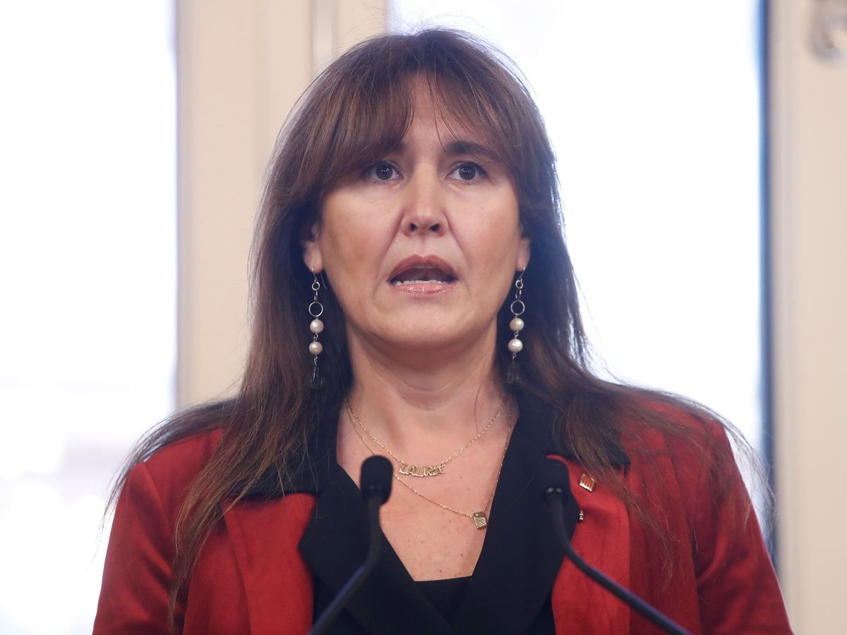 Foto: La presidenta del Parlament, Laura Borràs. (EFE/Marta Pérez)
