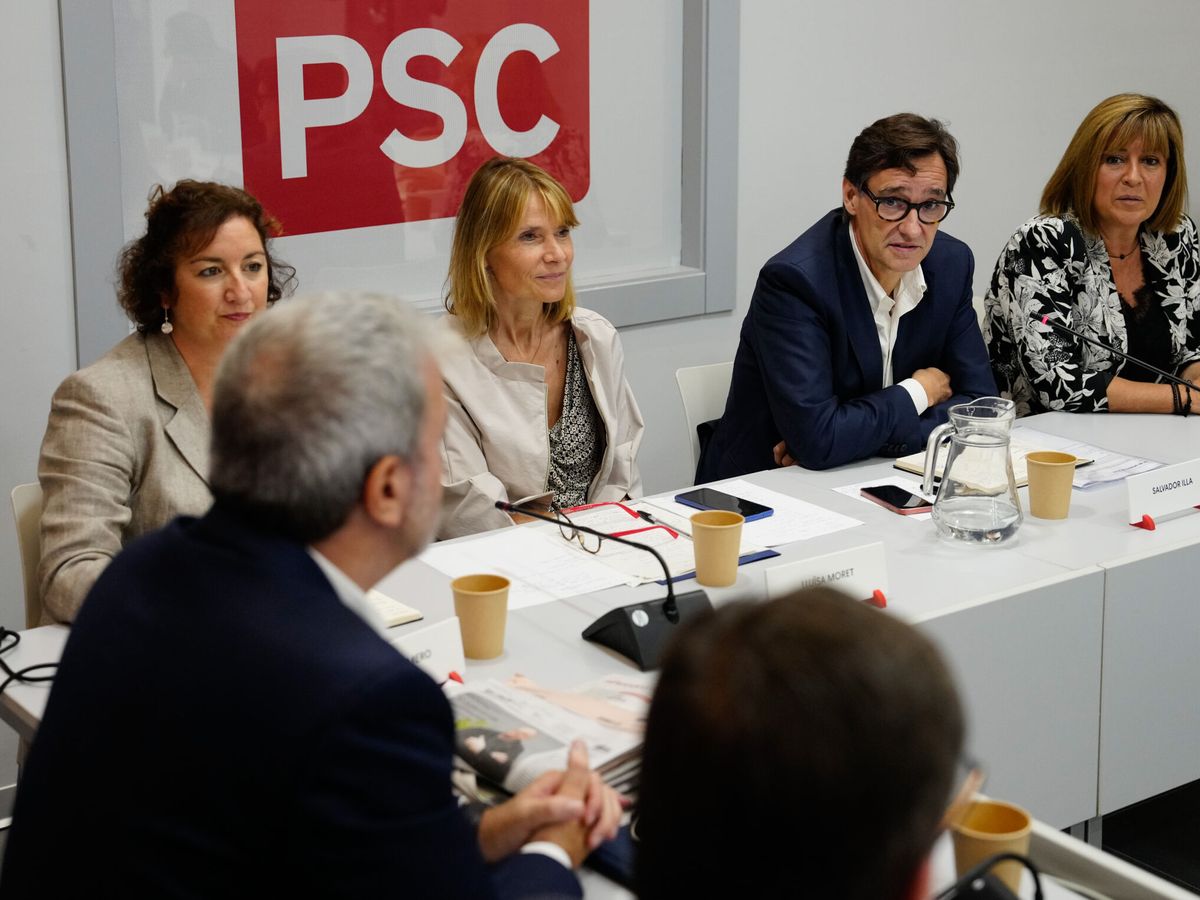 Foto: Reunión de la ejecutiva del PSC en una imagen de archivo. (EFE/Enric Fontcuberta)