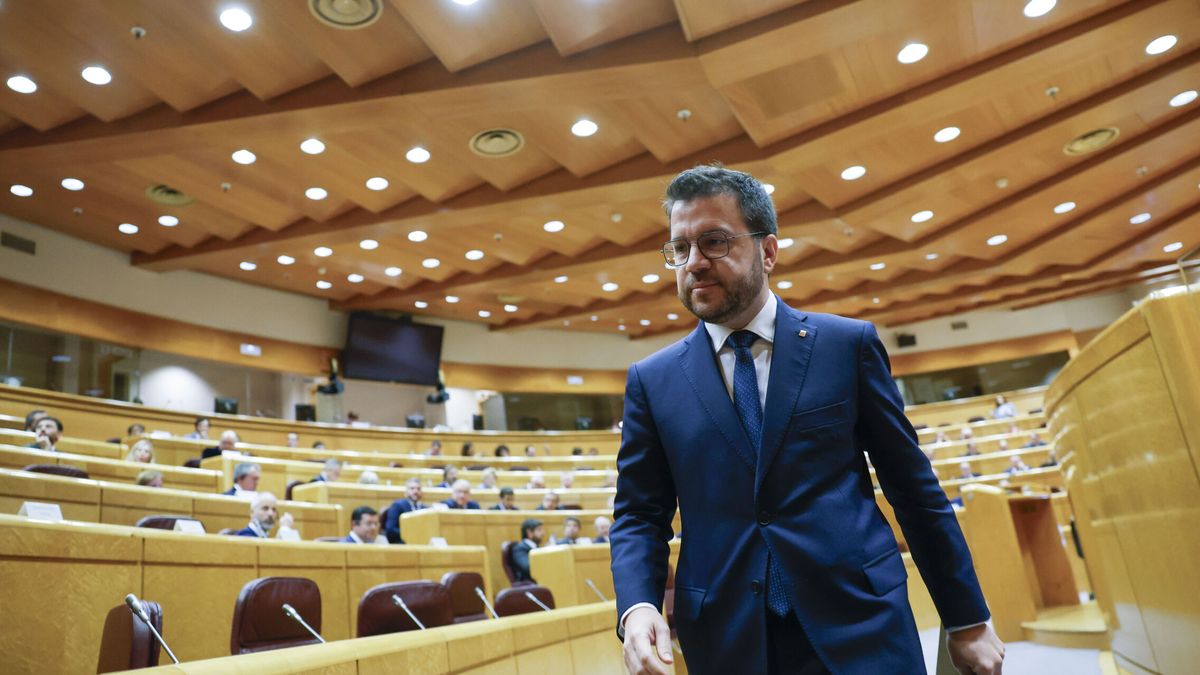 Aragonès, en el Senado: "La amnistía dejó de ser imposible, como pasará con el referéndum"