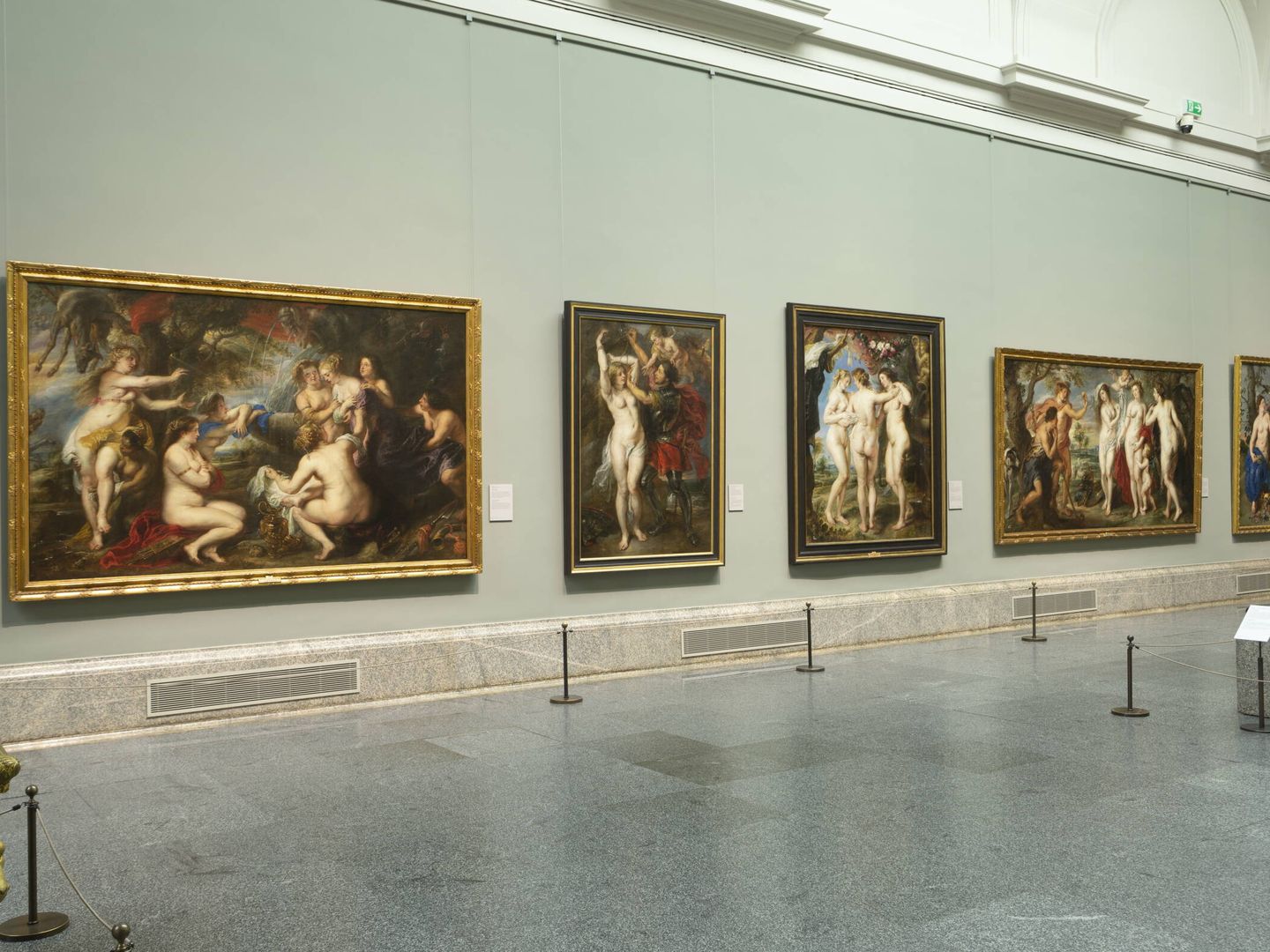 Imagen de la sala 29, en la que se expone 'Diana y Calisto', de Rubens. (Museo del Prado)