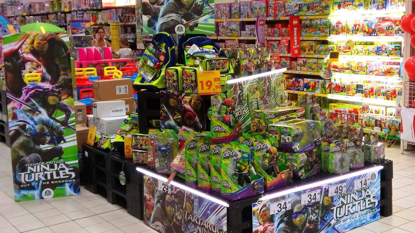 Giochi Preziosi comercializa juguetes como las Tortugas Ninja en España.