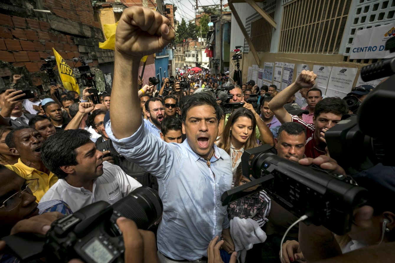 El candidato opositor a la gobernación del estado venezolano de Miranda (centro norte), Carlos Ocariz. (EFE)
