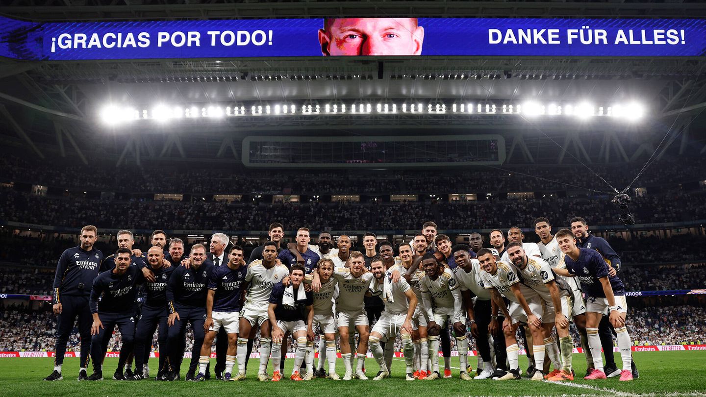 La final de mañana será el último partido de Toni Kroos con la camiseta blanca. (Real Madrid)
