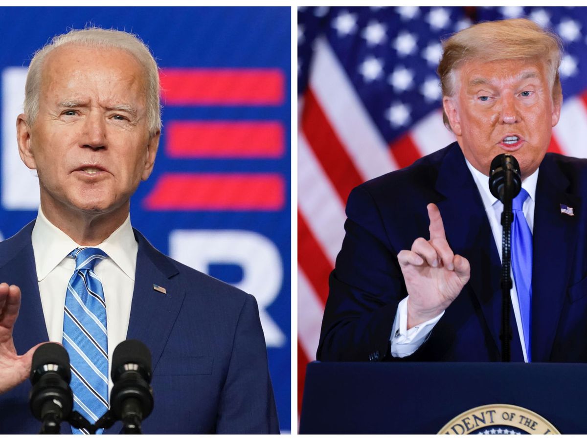 Foto: Biden vs Trump (REUTERS)
