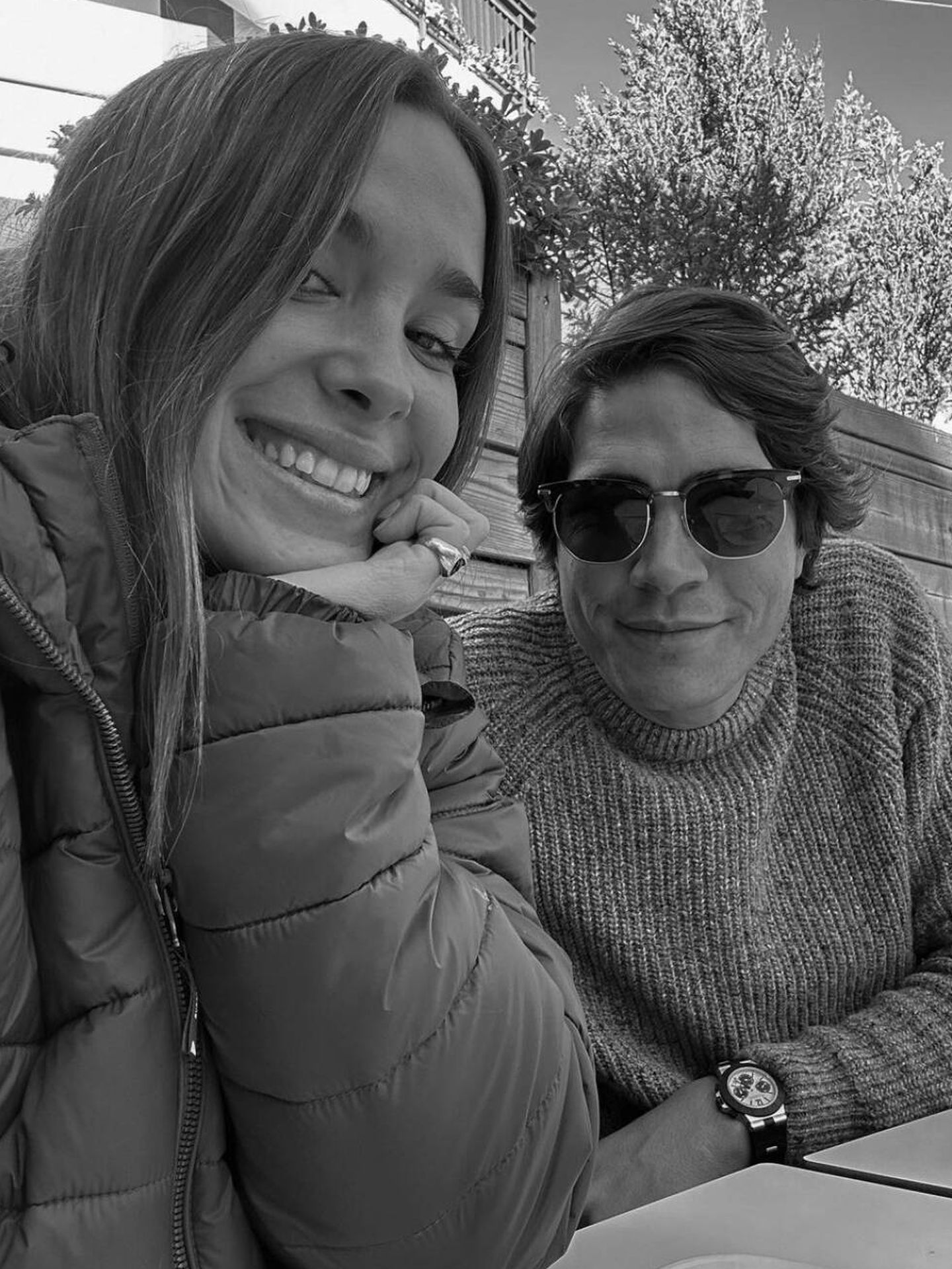 María Pombo y Pablo Castellano, en sus redes. (Instagram/@mariapombo)