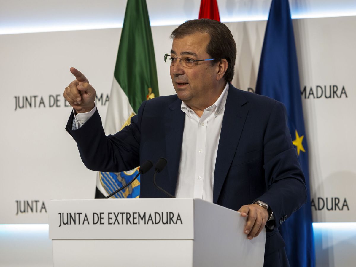 Foto: El presidente en funciones de la Junta de Extremadura, Guillermo Fernández Vara. (EFE/Jero Morales)