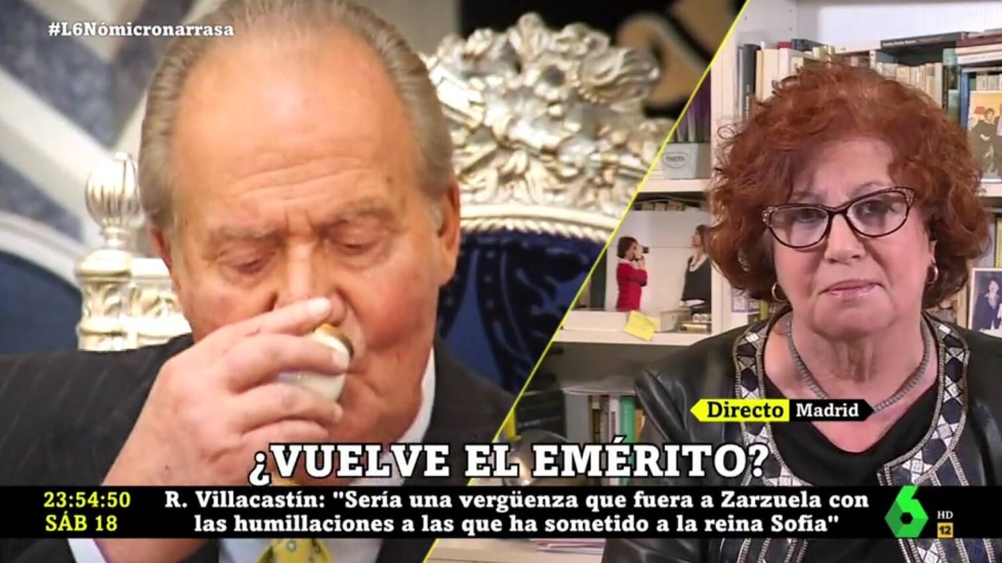Juan Carlos y Rosa Villacastín. (La Sexta).