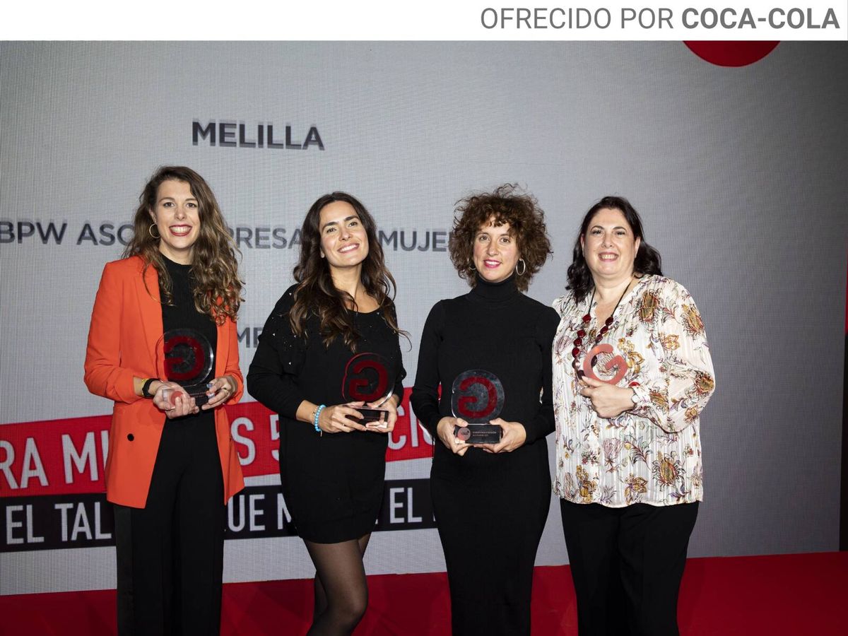 Foto: Las ganadoras de la V edición de Gira Mujeres, de izquierda a derecha: María Romero, Enedina González, Yla Eunice Zapater y Helga Figueroa. (Fuente: cortesía)   