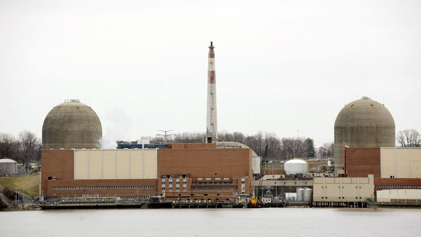 Central nuclear en el estado de Nueva York.