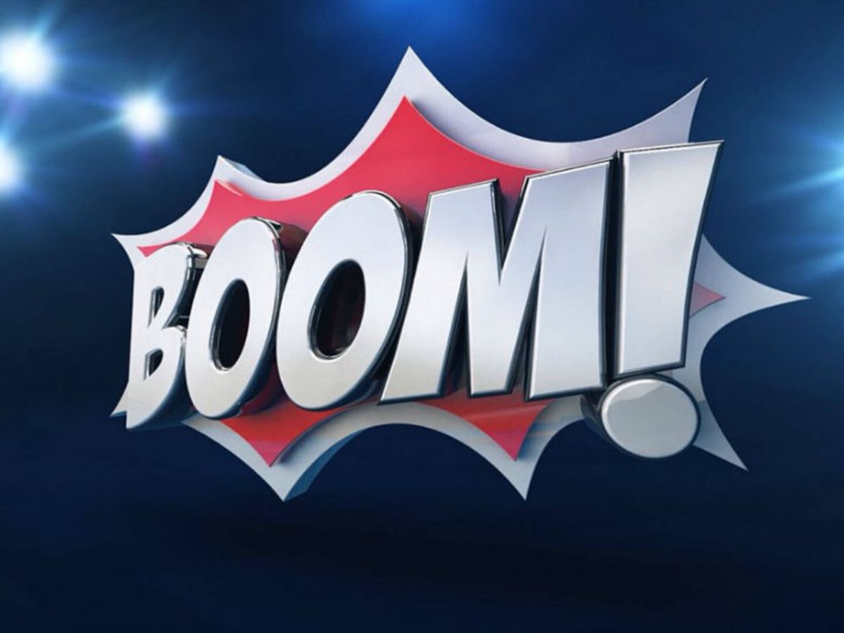 Foto: Uno de los logos de '¡Boom!'.