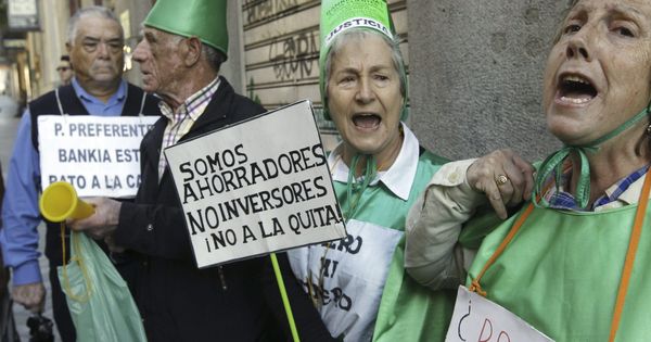 Foto: Afectados por las preferentes de Bankia.
