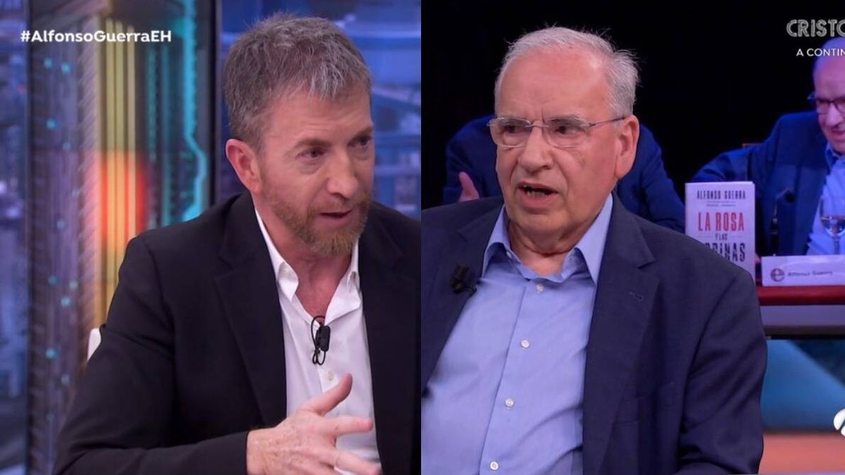 "¿Se ha hecho usted facha?": Pablo Motos ironiza con Alfonso Guerra por sus duras críticas al PSOE en 'El hormiguero'